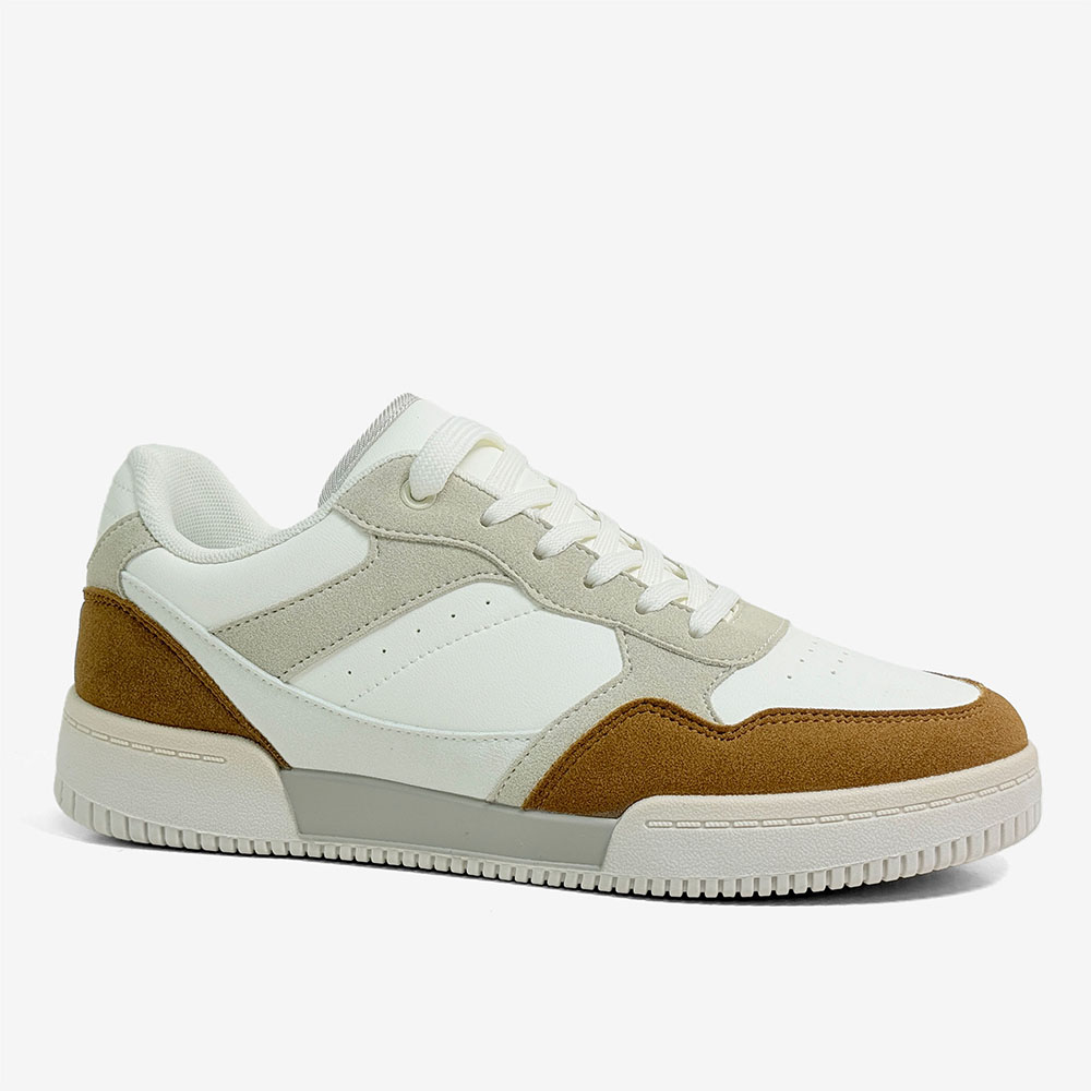 Men's Outdoor Retro Low-Top Court Sneakers-geige (5)