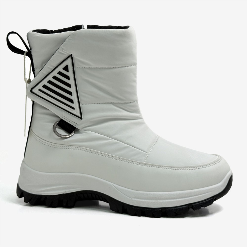 Versatile Winter Ankle Snow Boots-white (4)